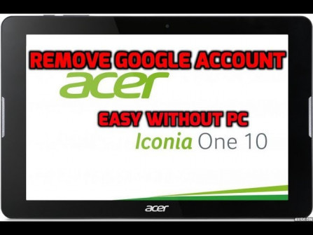 Acer iconia a3 a20 a20fhd bypass google frp -  updated May 2024