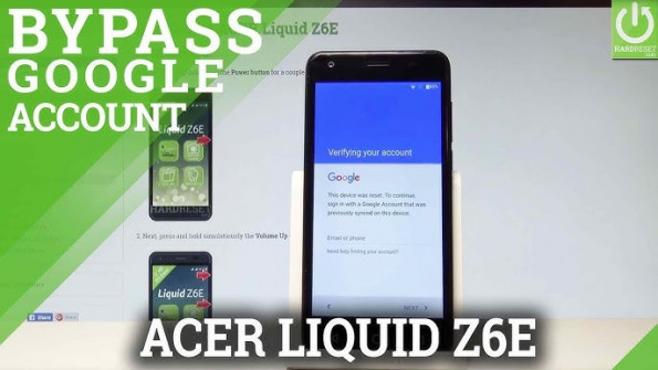 Acer liquid z530s duo t05 bypass google frp -  updated May 2024