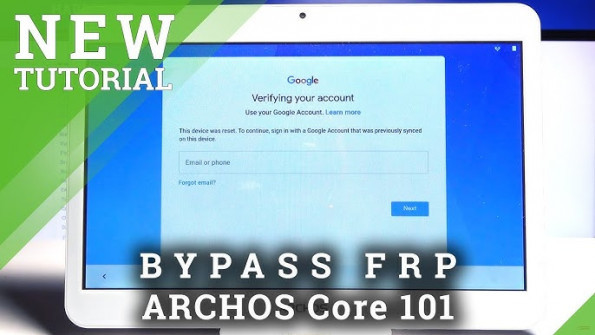 Archos t96 wifi eea v2 bypass google frp -  updated May 2024