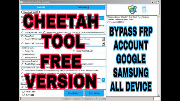Cheetah tool free version bypass google frp -  updated May 2024