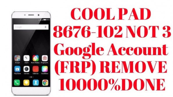 Coolpad note 3 cp8676 i02 bypass google frp -  updated May 2024
