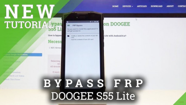 Doogee s55 bypass google frp -  updated May 2024