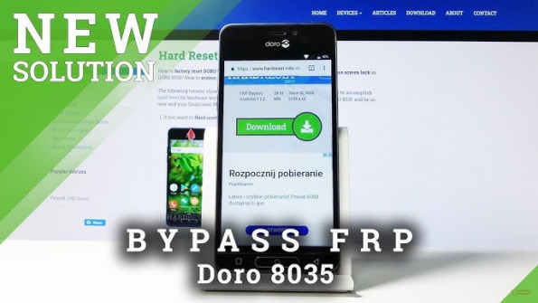Doro 8035 dsb0170 bypass google frp -  updated May 2024