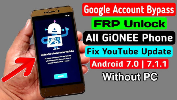 Gionee f109 sw17g09 bypass google frp -  updated May 2024