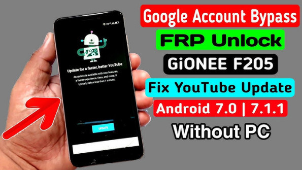 Gionee f205 bypass google frp -  updated May 2024