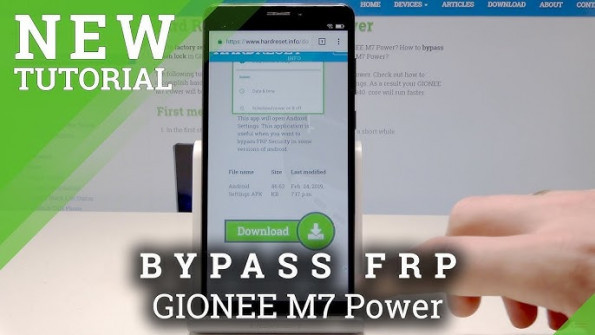 Gionee m7l sw17g07 bypass google frp -  updated May 2024