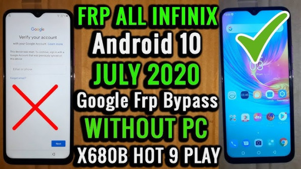 Infinix hot 10 x682b bypass google frp -  updated May 2024
