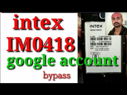 Intex indie 15 aqua lions x1 im0418nd bypass google frp -  updated May 2024