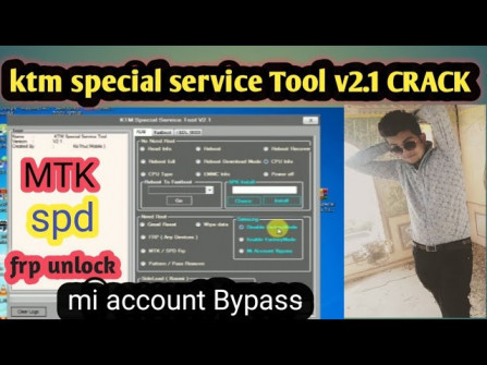 Ktm special service tool v2 1 bypass google frp -  updated May 2024