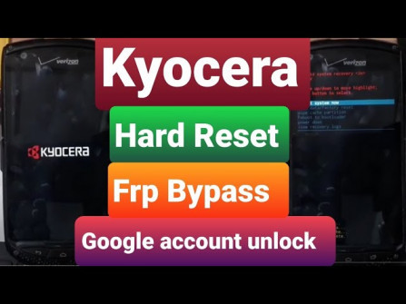 Kyocera torque kc s701 bypass google frp -  updated April 2024