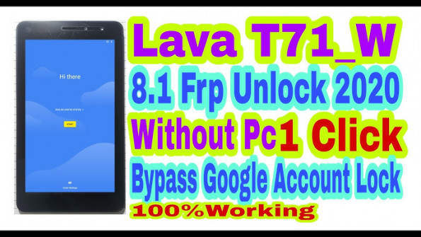 Lava e tab connect z7c bypass google frp -  updated May 2024