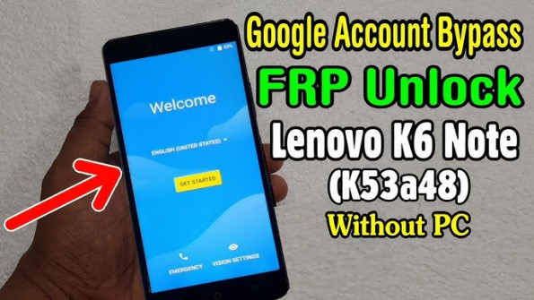 Lenovo k12 note guamp bypass google frp updated May 2021