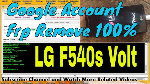 Lg volt lte f540s bypass google frp -  updated May 2024