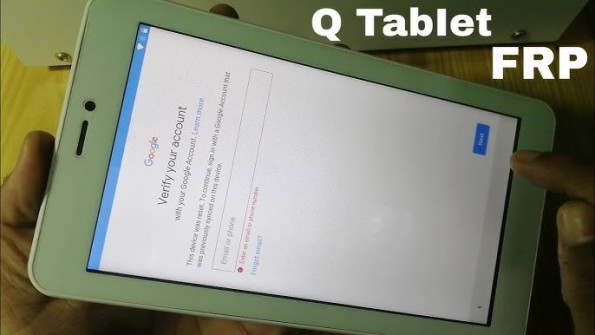 Qmobile qtab q100 bypass google frp -  updated May 2024