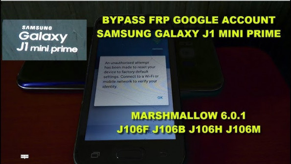 Samsung galaxy j1 mini prime j1minivelte sm j106m bypass google frp -  updated April 2024
