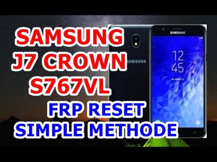 Samsung galaxy j7 crown j7topeltetfnvzw sm s767vl bypass google frp -  updated April 2024