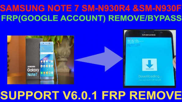 Samsung galaxy note 7 sm n930r4 u s cellular bypass google frp -  updated May 2024
