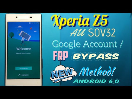 Softbank xperia z5 501so bypass google frp -  updated May 2024