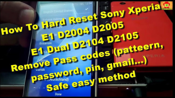 Sony xperia e1 d2004 bypass google frp -  updated March 2024