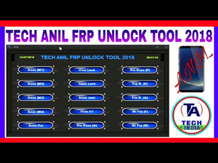 Tech anil frp unlock tool 2018 bypass google frp -  updated May 2024
