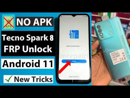 Tecno spark 8c kg5j bypass google frp -  updated May 2024