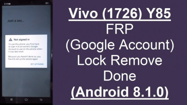 Vivo 1726 bypass google frp -  updated March 2024