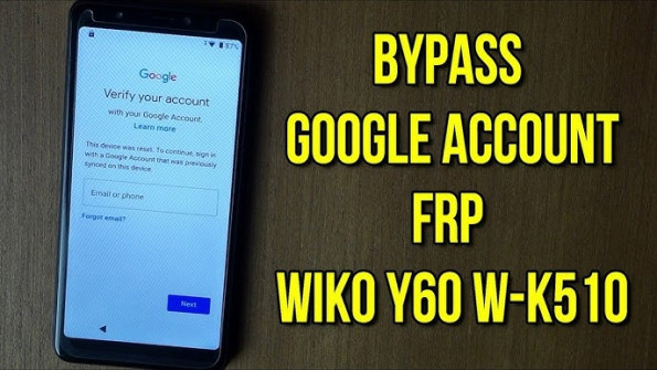 Wiko y60 w k510 sun bypass google frp -  updated May 2024