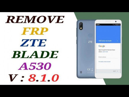 Zte blade a530 p639f10 bypass google frp -  updated April 2024