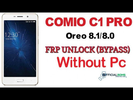 Comio c1 pro bypass google frp -  updated May 2024