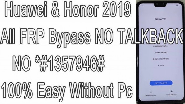 Huawei honor c8860v bypass google frp -  updated May 2024