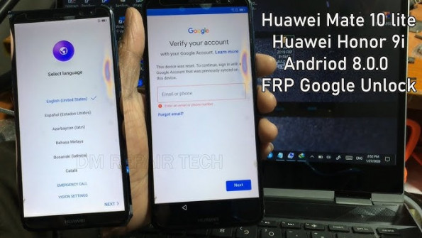 Huawei mate 10 lite rne l23 bypass google frp -  updated May 2024