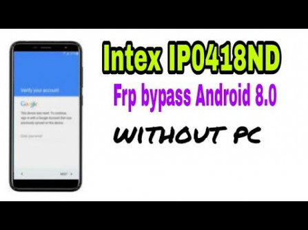 Intex infie 77 ip0418nd bypass google frp -  updated May 2024