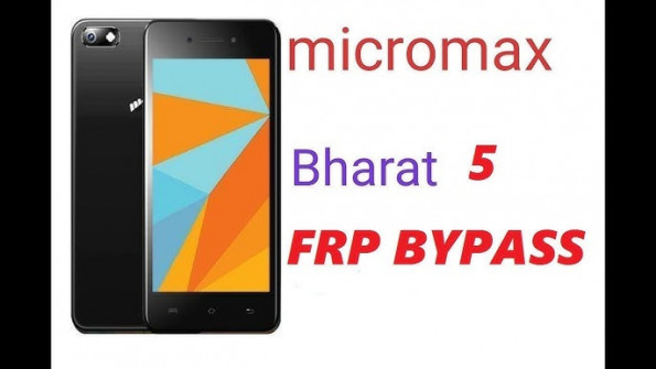 Micromax bharat 5 pro b5 bypass google frp -  updated May 2024