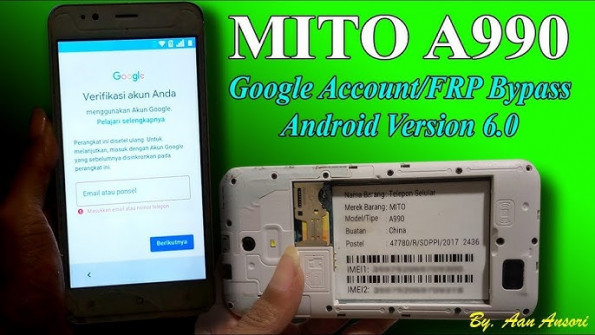 Mito 201 bypass google frp -  updated May 2024
