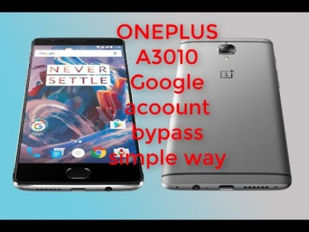 Oneplus 3t a3010 bypass google frp -  updated May 2024