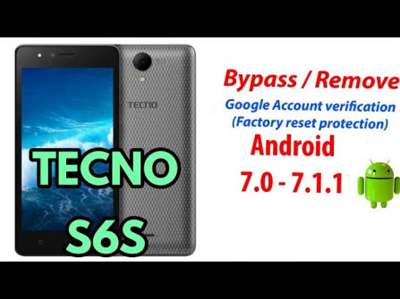 Tecno s6 bypass google frp -  updated May 2024