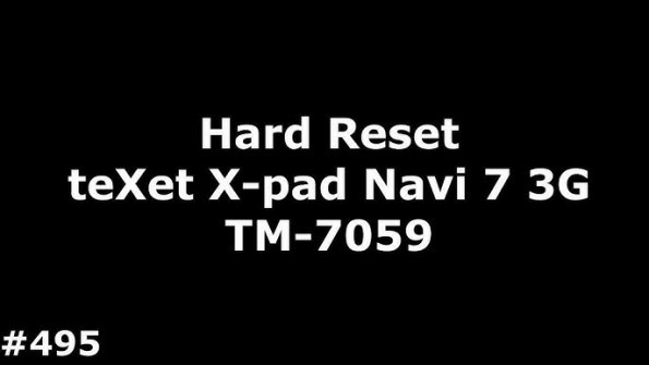 Texet x pad navi 7 5 3g tm 7846 bypass google frp -  updated May 2024