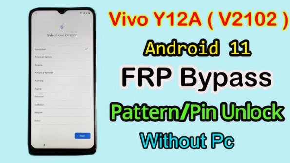 Vivo v2102a pd2102 bypass google frp -  updated May 2024